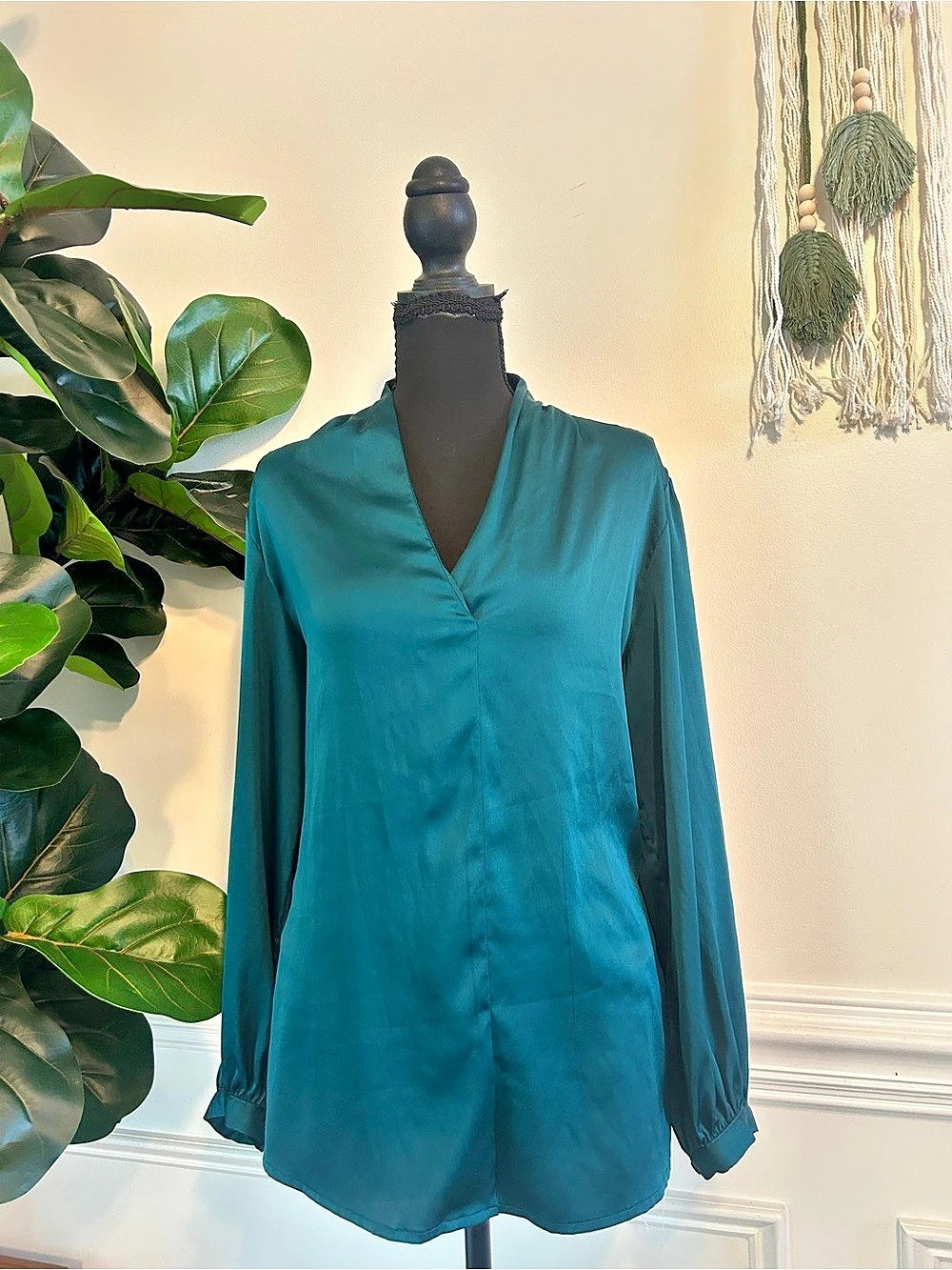 Chico's Teal Blouse
